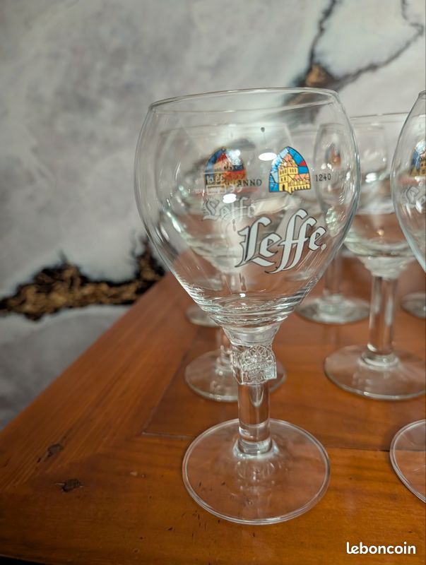 9 verres à bière leffe (image 4)
