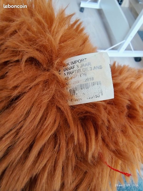 Nounours marron. Très bon état (image 3)