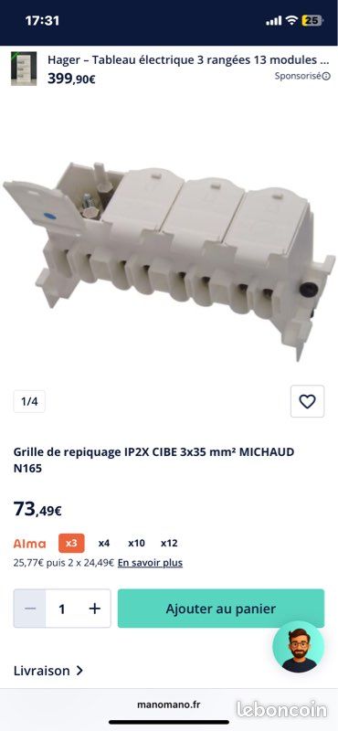 Grille de repiquage pour borne cibe (image 5)