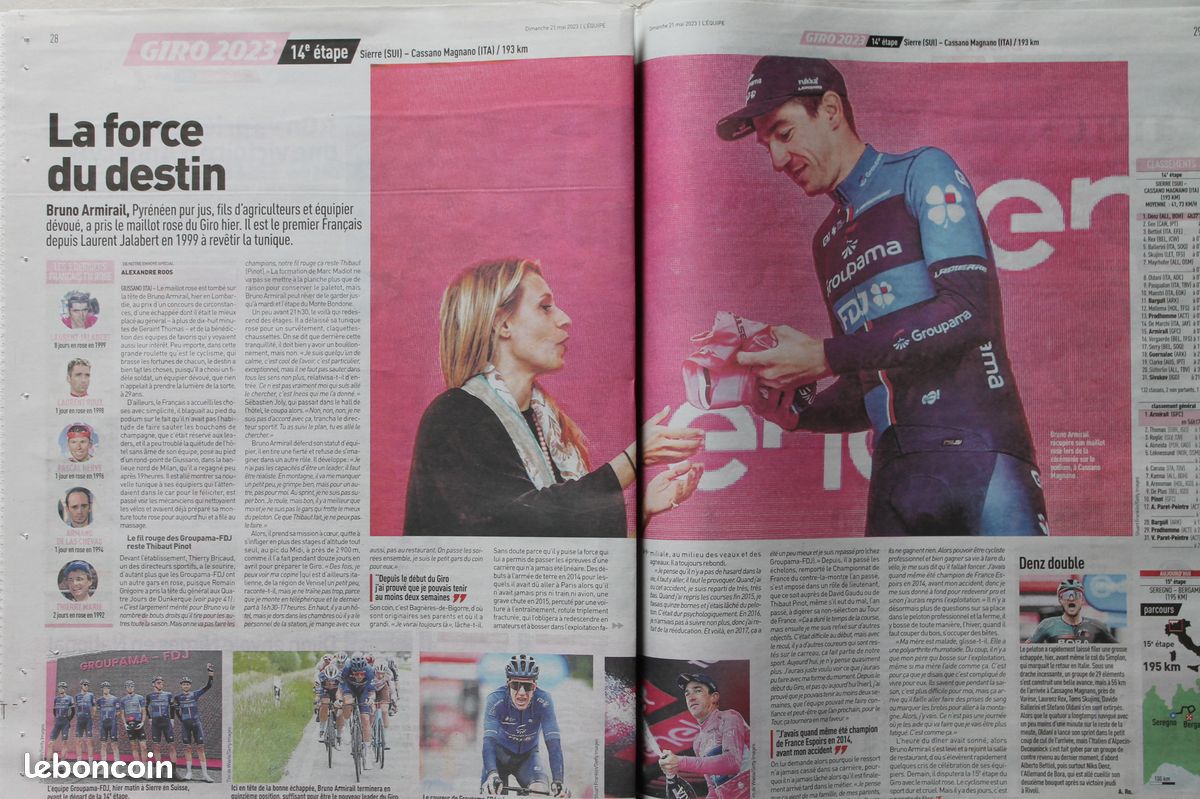 L'Equipe du 21/05/2023 - Fabuleux La Rochelle renverse Leinster 27-26 - Armirail (image 10)