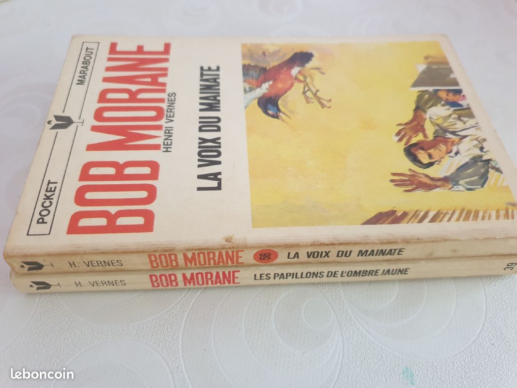 Lot 2 livres Bob Morane Mainate et Papillon (image 3)