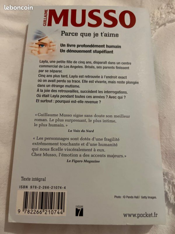 Roman Guillaume Musso parce que je t’aime (image 2)