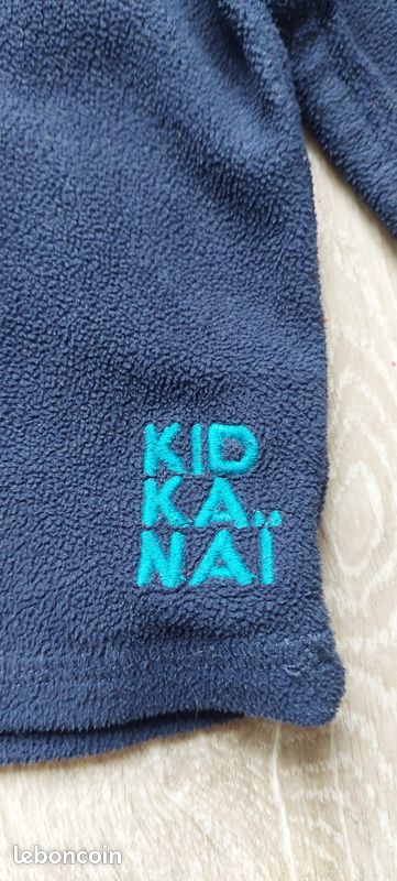 L38 – sweats manche longues – Kidkanaï – Marine – 3ans - polyester (image 2)