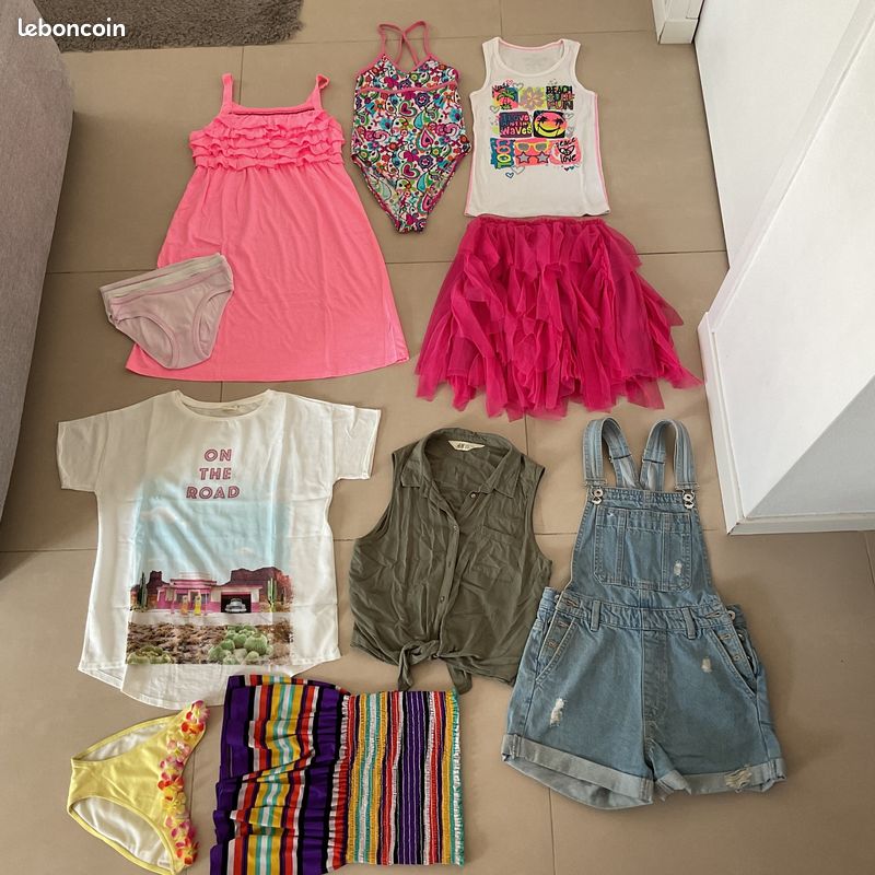 Haut Fille Lourdes Taille 12 Ans Et Jupe Zara Taille 10 Ans - Occasion Très Bon état