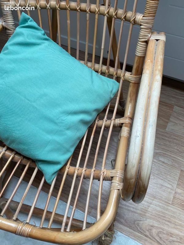 Fauteuil rotin (image 4)