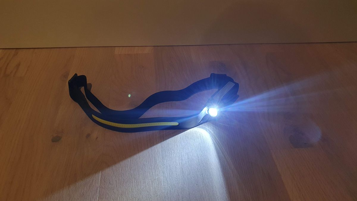 Lampe frontale Led Beam avec éclairage LED - rechargeable