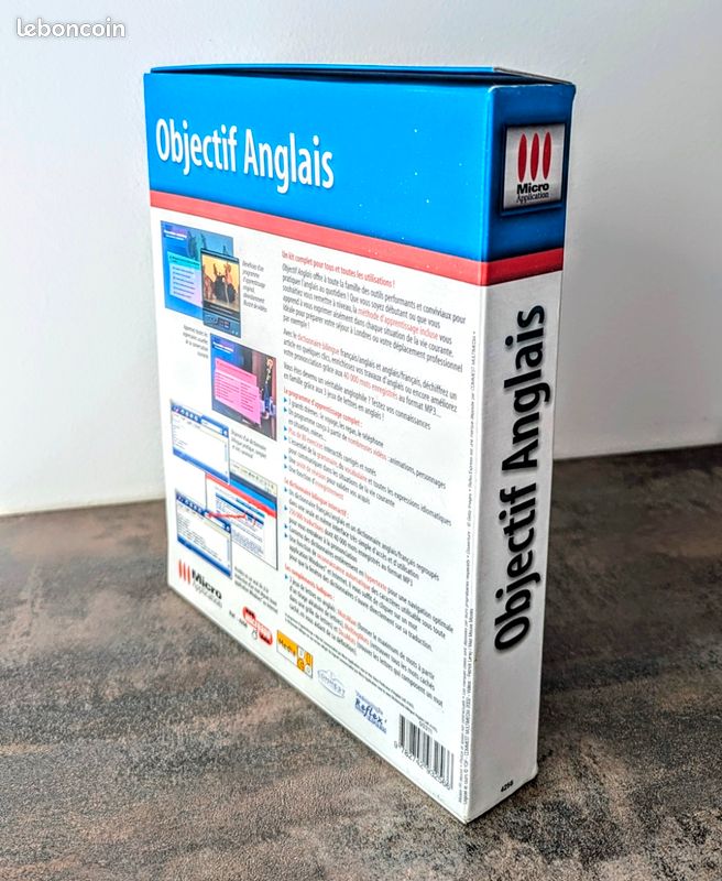 Kit PC d’apprentissage de l’anglais – Objectif Anglais (Micro Application)
Édition KIT Deluxe – Complet et en excellent état (image 4)