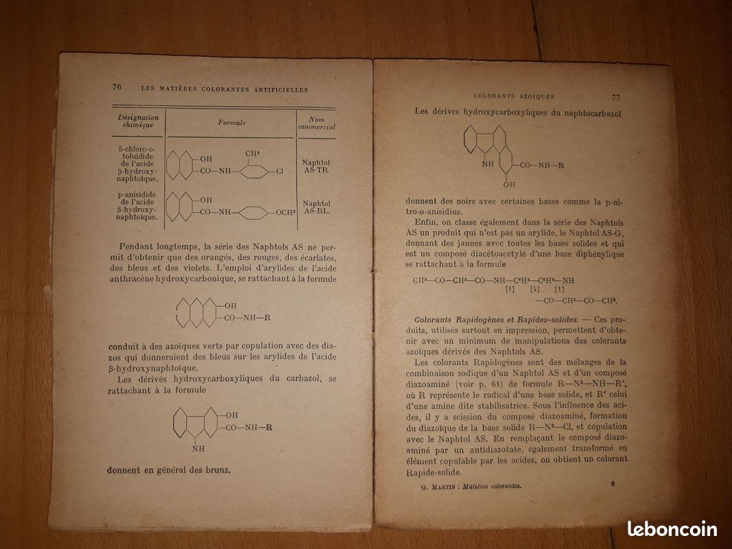 Les matières colorantes artificielles - 1947 - Armand comin N 178 (image 4)