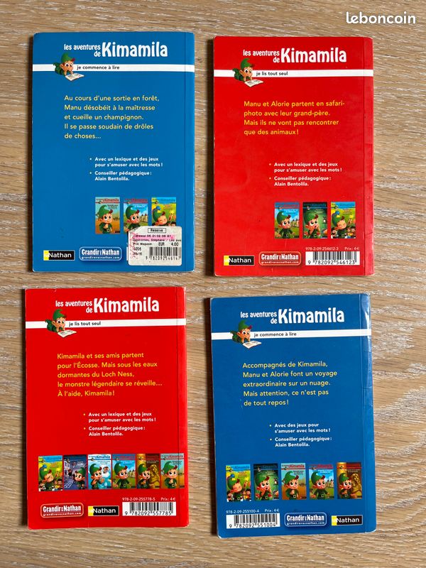 Lot 4 livres Kimamila (image 2)