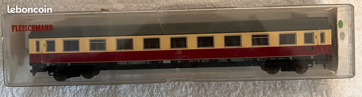 Wagon Voyageur Fleischmann HO 1410 – Hamburg-München – Boîte D'origine – Occasion