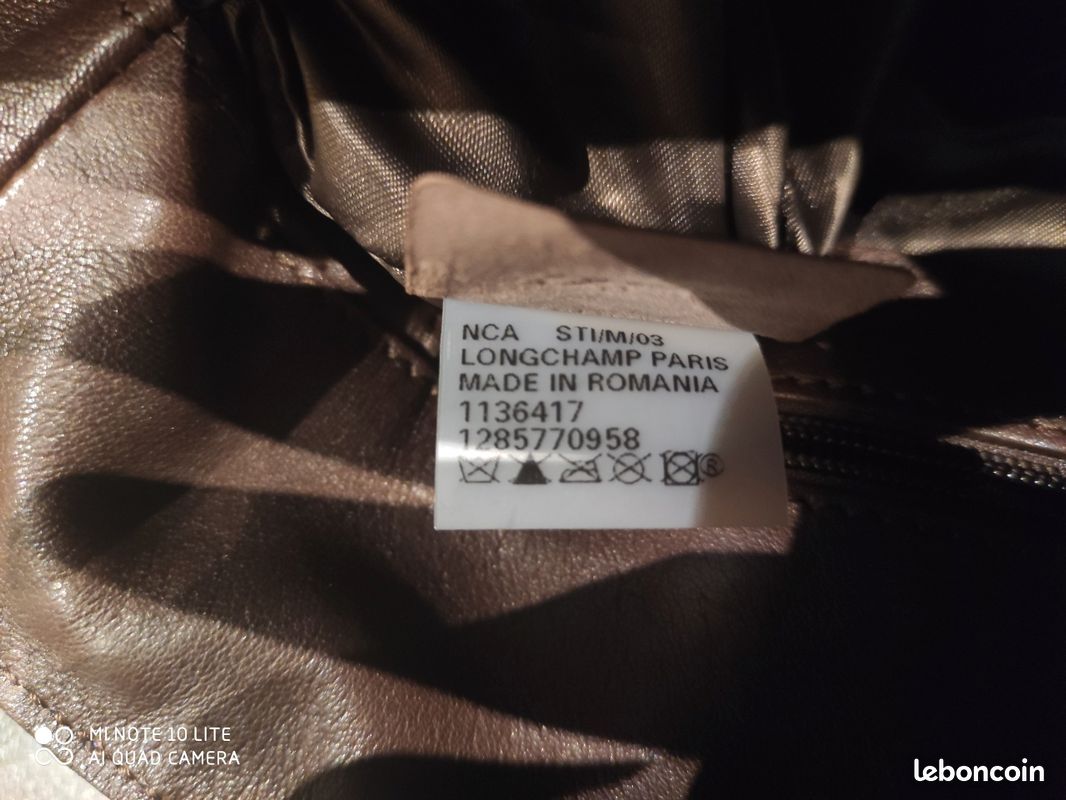 Sac à main Longchamp bleu (image 7)