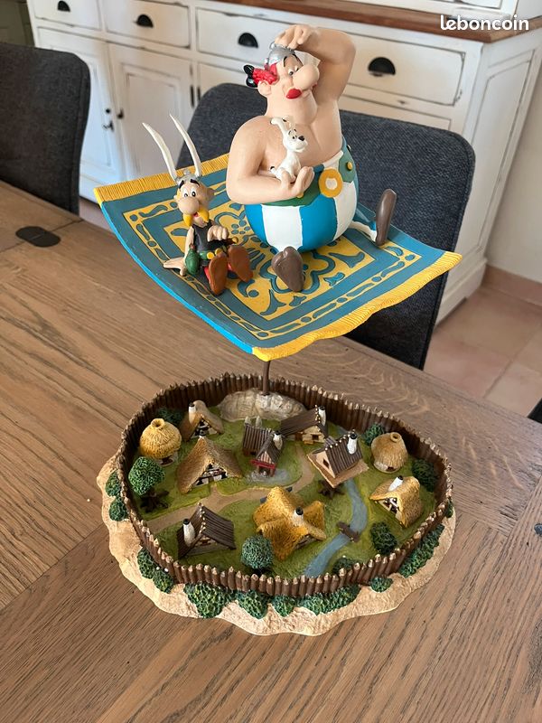 Figurine Atlas – Scène Du Tapis Volant Astérix Et Obélix – Édition Collector