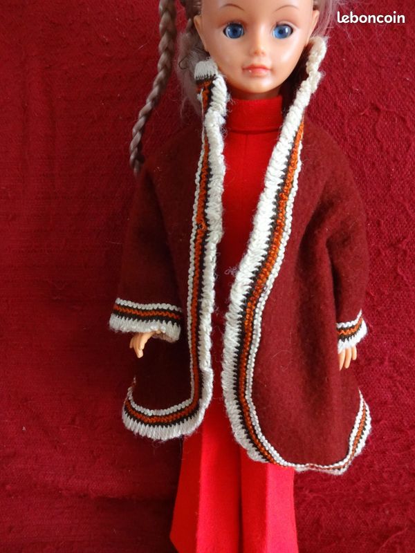 TENUE VINTAGE POUPÉE TRESSY AC BELLA années 1960 Salut Les Copains EUR