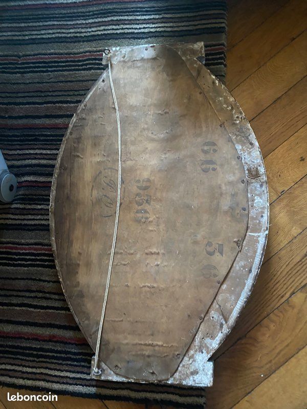 Ancien miroir bois sculpté (image 3)