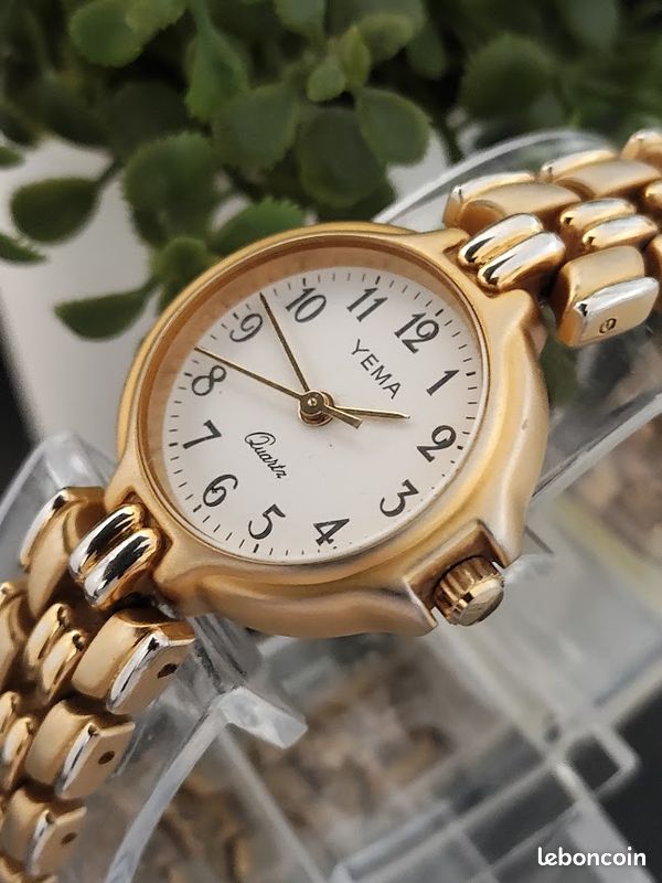 Bracelet De Montre Femme Métal Doré - Largeur 13mm - Longueur 16,8 Cm - Neuf