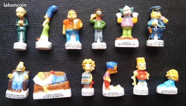 Série fèves : Simpsons Arguydal 2002 - Collection