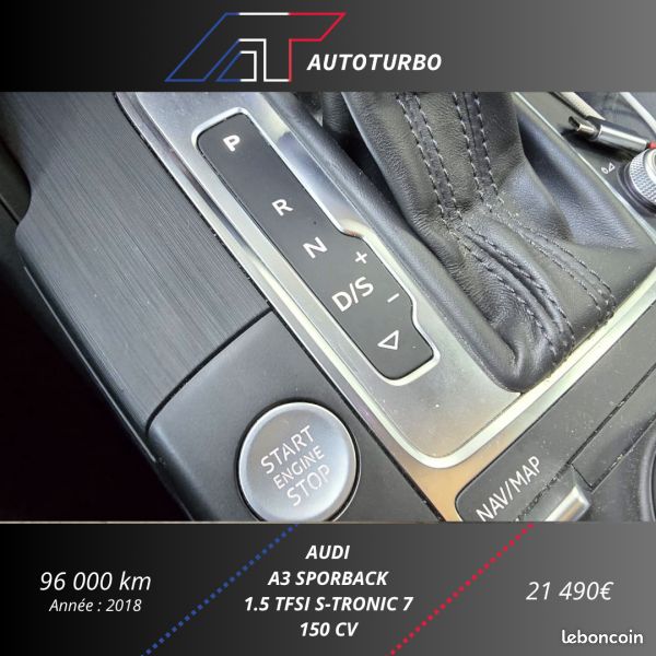 Audi A3 SPORTBACK 1.5 TFSI 150CH S TRONIC 7 (image 13)