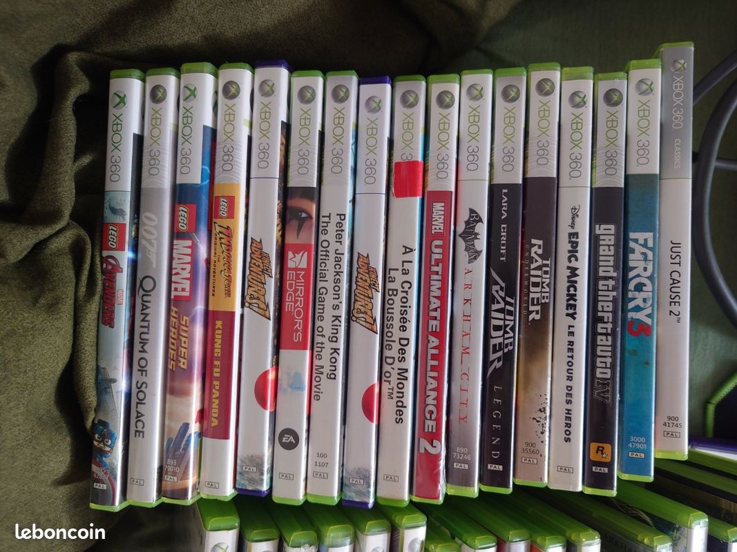 Xbox 360 + 3 manettes + 32 jeux (image 3)