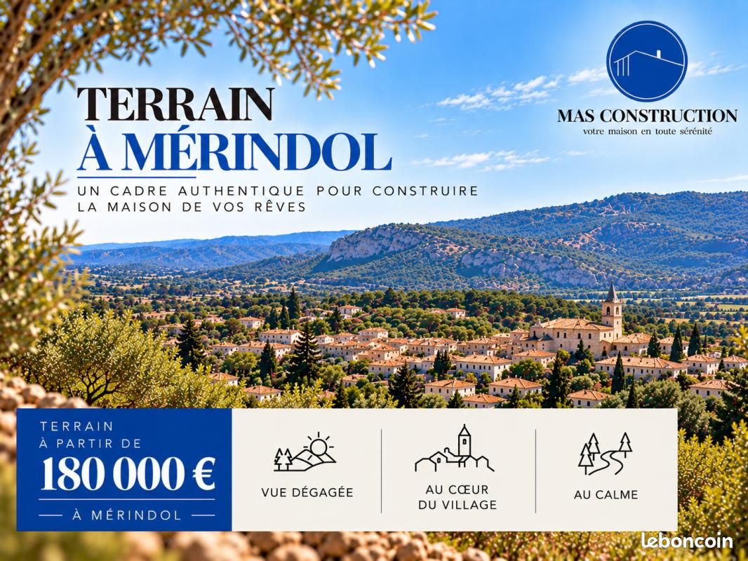 Terrain 500 m² · à Mérindol · 180 000 €