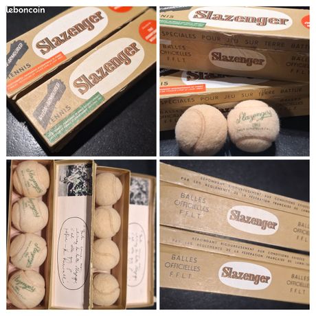 Vintage boîte de balles de tennis slazenger - Collection