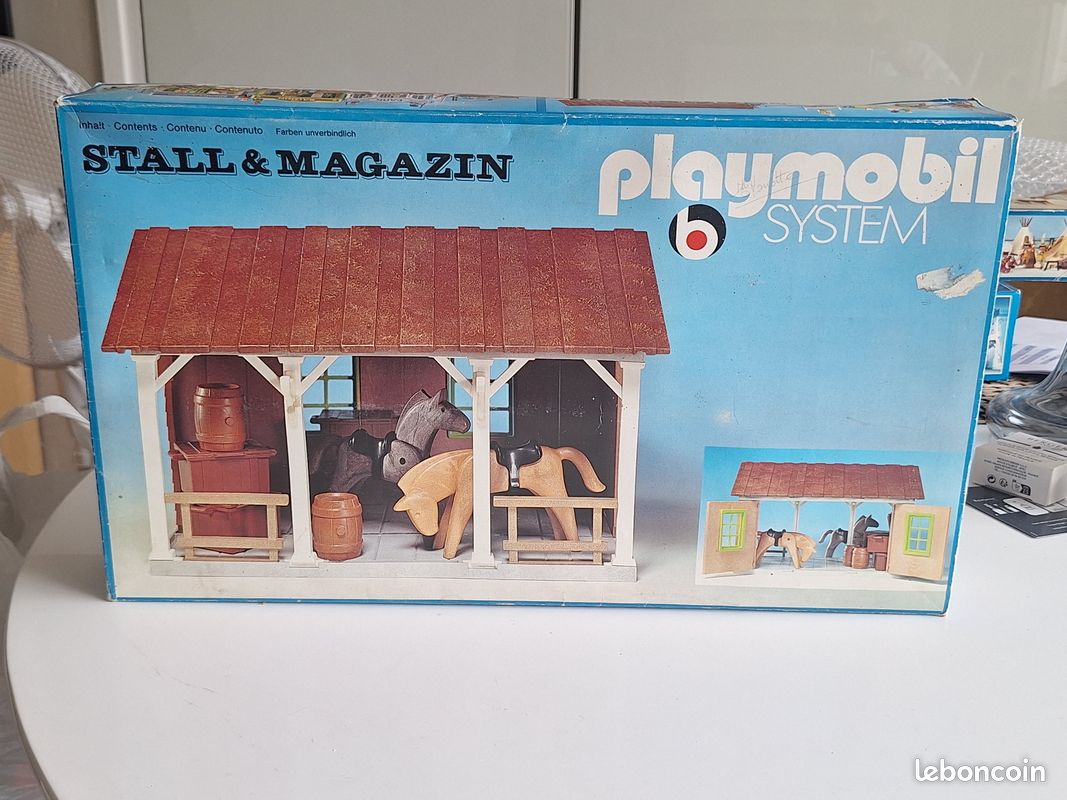 PLAYMOBIL 3428 WESTERN vintage -Écurie EUR 95,00 - FR