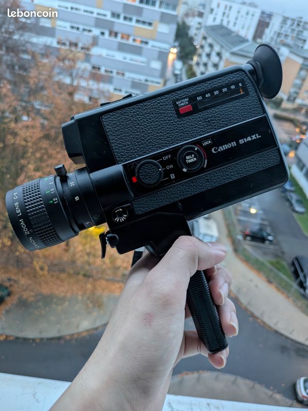 Caméra Vintage Canon 514XL - Format Super 8 - Très bon état - Photo, audio & vidéo