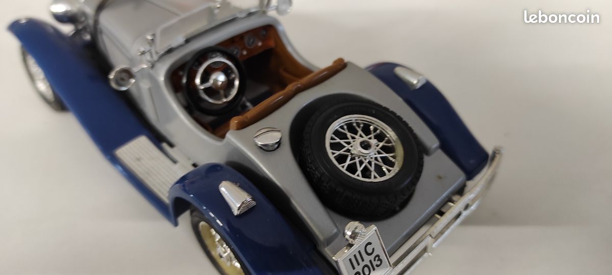 Roue De Collection Pour Modèle Réduit Mercedes-Benz SSK/SSKL Burago 1/18 - Pièce Détachée D'origine, Occasion