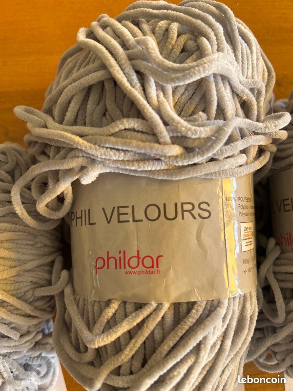 Lot Phil velours chenille Phildar (image 3)