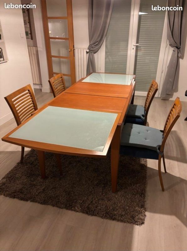 Table salon hêtre Habitat extensible (image 1)