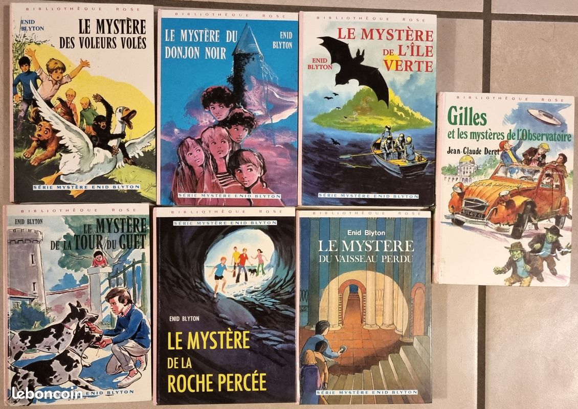 Les mystères - Bibliothèque rose vintage (image 1)