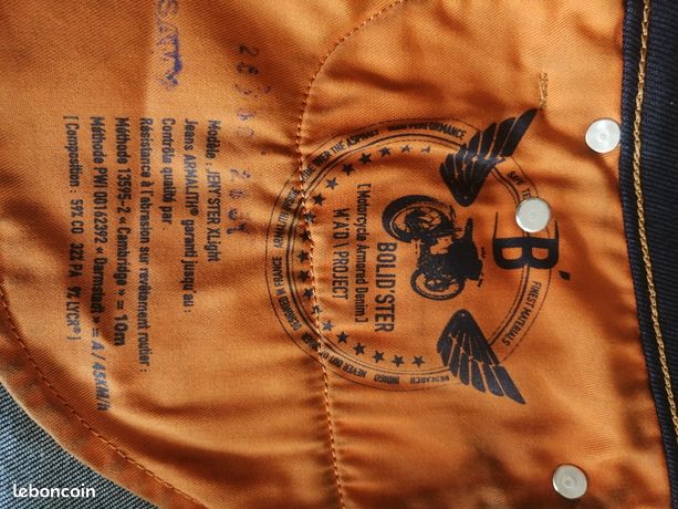 Jean moto bolid'ster Équipement moto