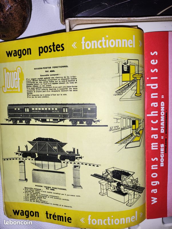 Train electrique tac auto-couchettes jouef ancien - Collection