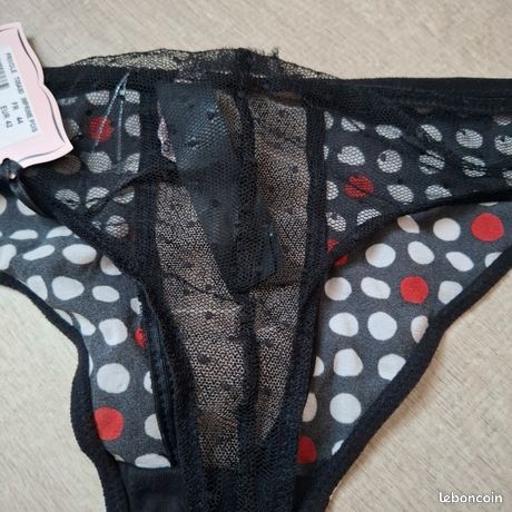 String Chantal Thomass Modèle Tulle Froncé, Rose, Taille 44 - Neuf Avec étiquettes