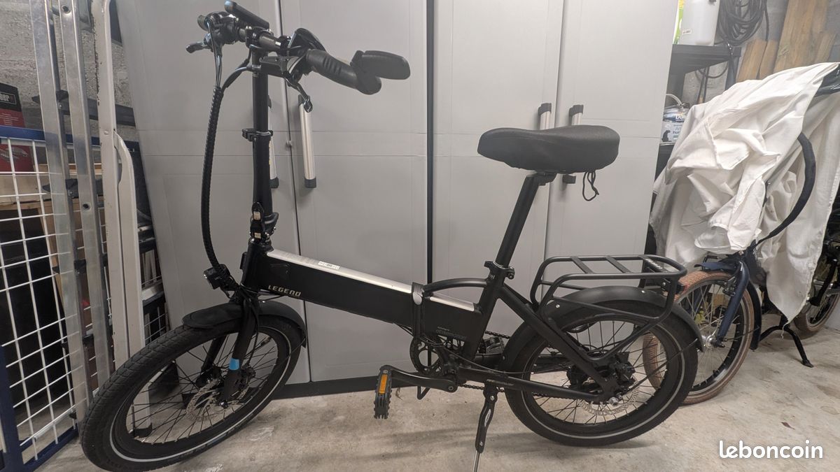Vélo électrique Pliant Legend Monza – Noir, Freins Hydrauliques, 2 Ans De Garantie Inclus