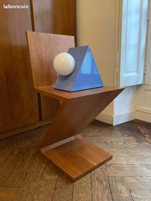 Lampe Axel Chay x Monoprix bleue (image 1)
