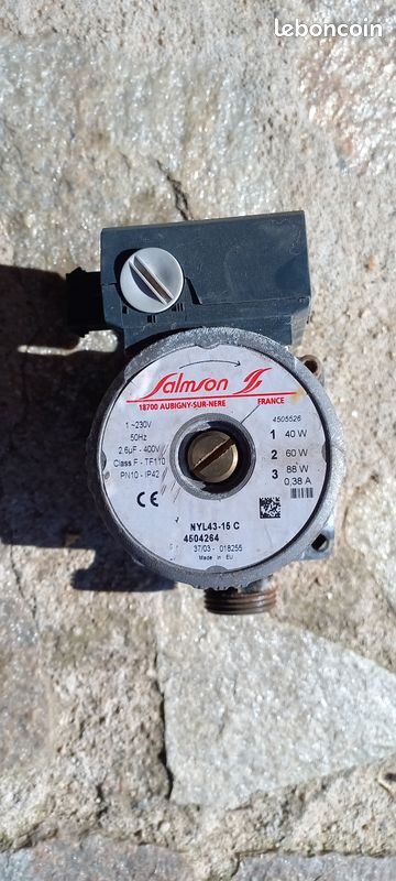 Circulateur pour chaudiere Fuel PERGE (image 1)
