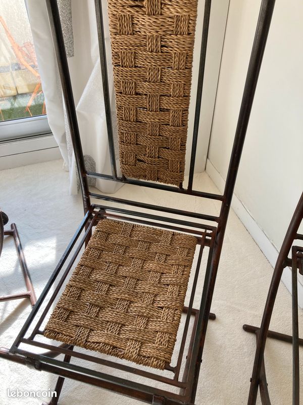 Ensemble de 6 chaises originales en métal (image 3)