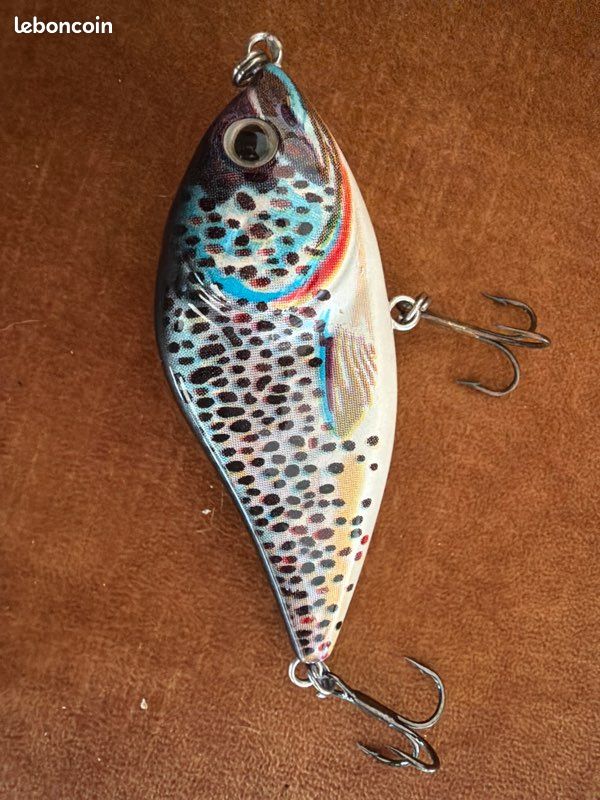 Leurre Vintage Runt - Noir/argenté, Crankbait US