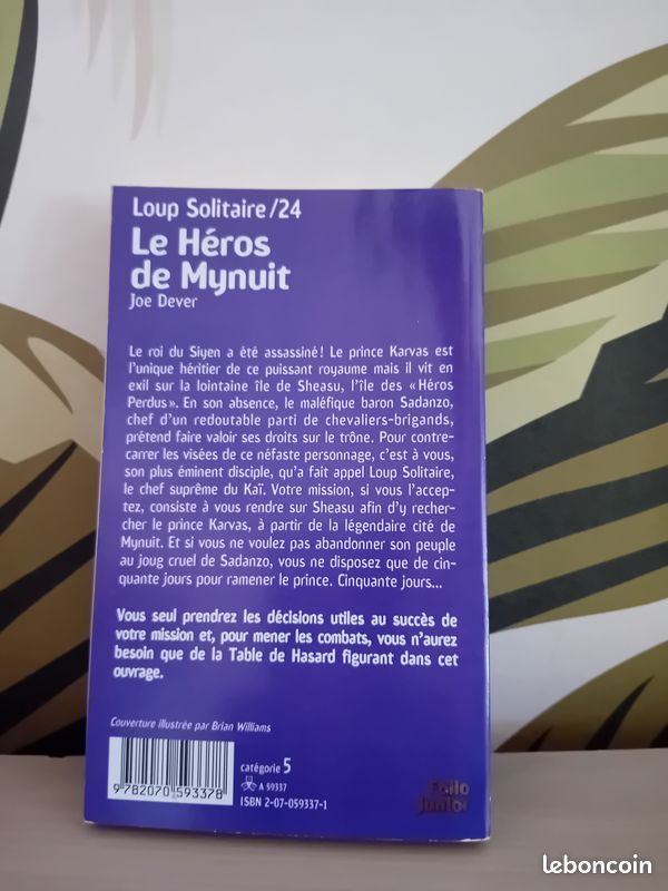LDVELH Loup Solitaire n°24 Le Héros de Mynuit V2 (image 2)