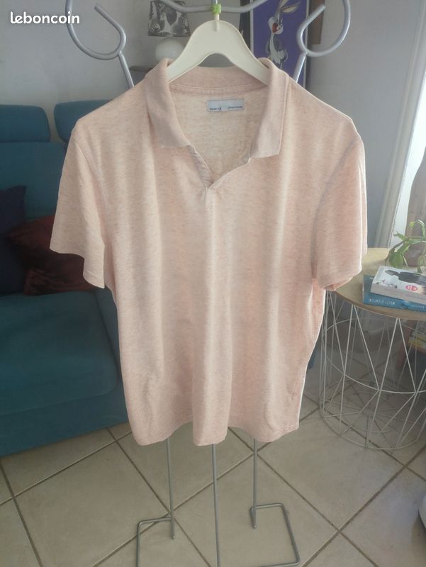 Polo homme coton/polyester (image 1)