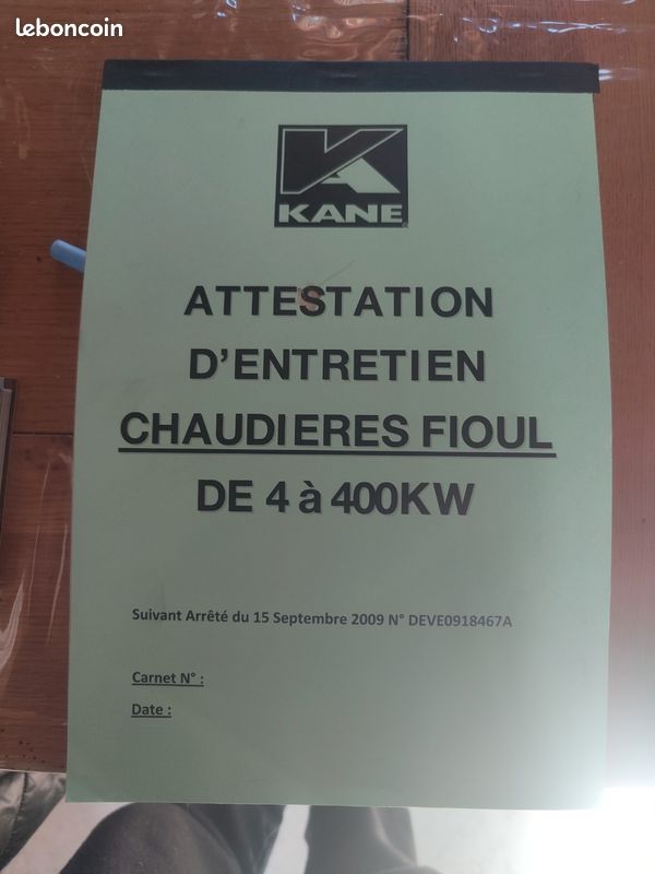 Attestation entretien fioul 4 a 400 kw (image 1)