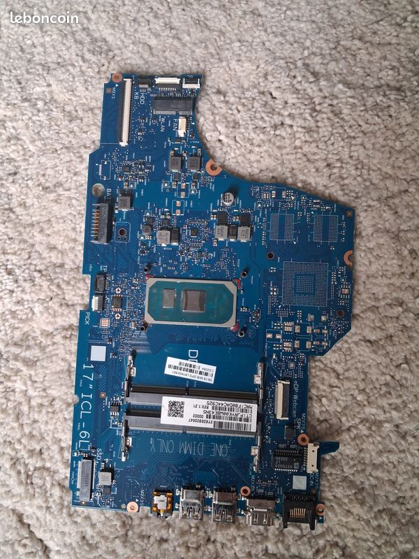 Carte mère HP laptop avec intel ice lake - Accessoires informatique