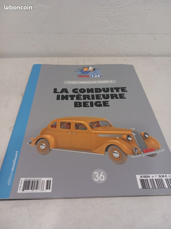 Voiture tintin la conduite intérieure beige - Collection