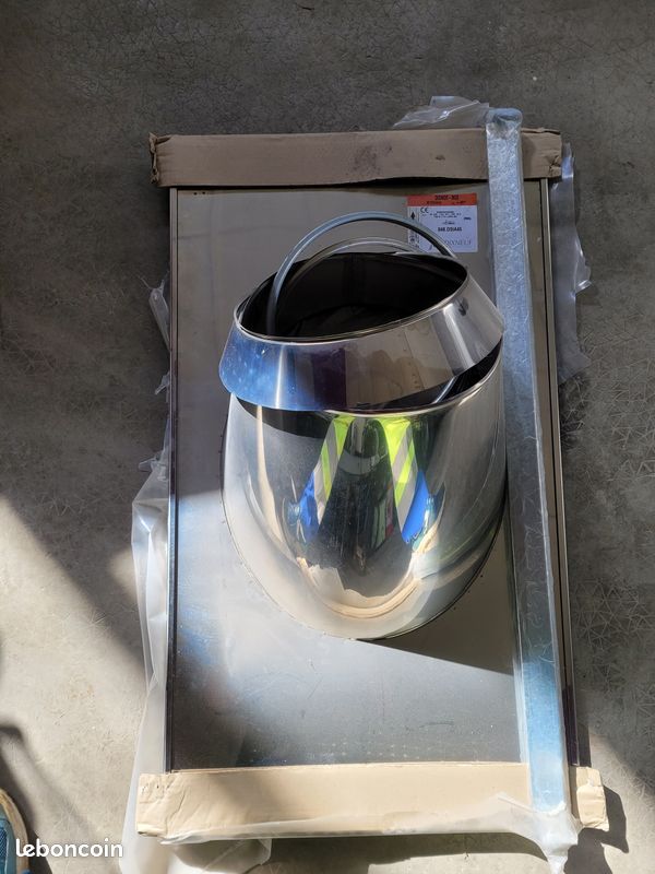 Solin inox diamètre 155mm 45° (image 1)
