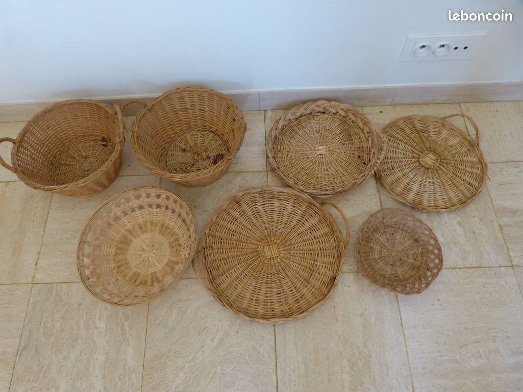 Panniers en osier (image 1)