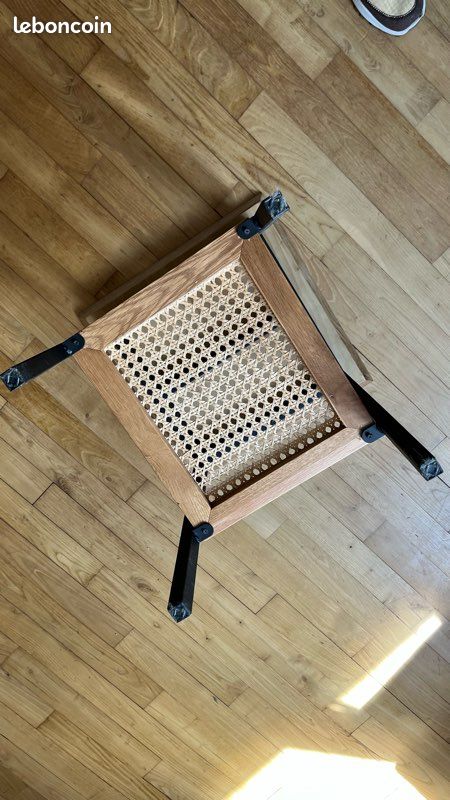 Table de chevet en bois et métal AMPM La redoute (image 3)