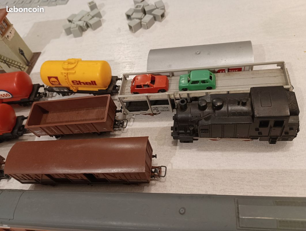 JEP HO LOT de 3 aiguillages manuels droit et gauche train électrique 1