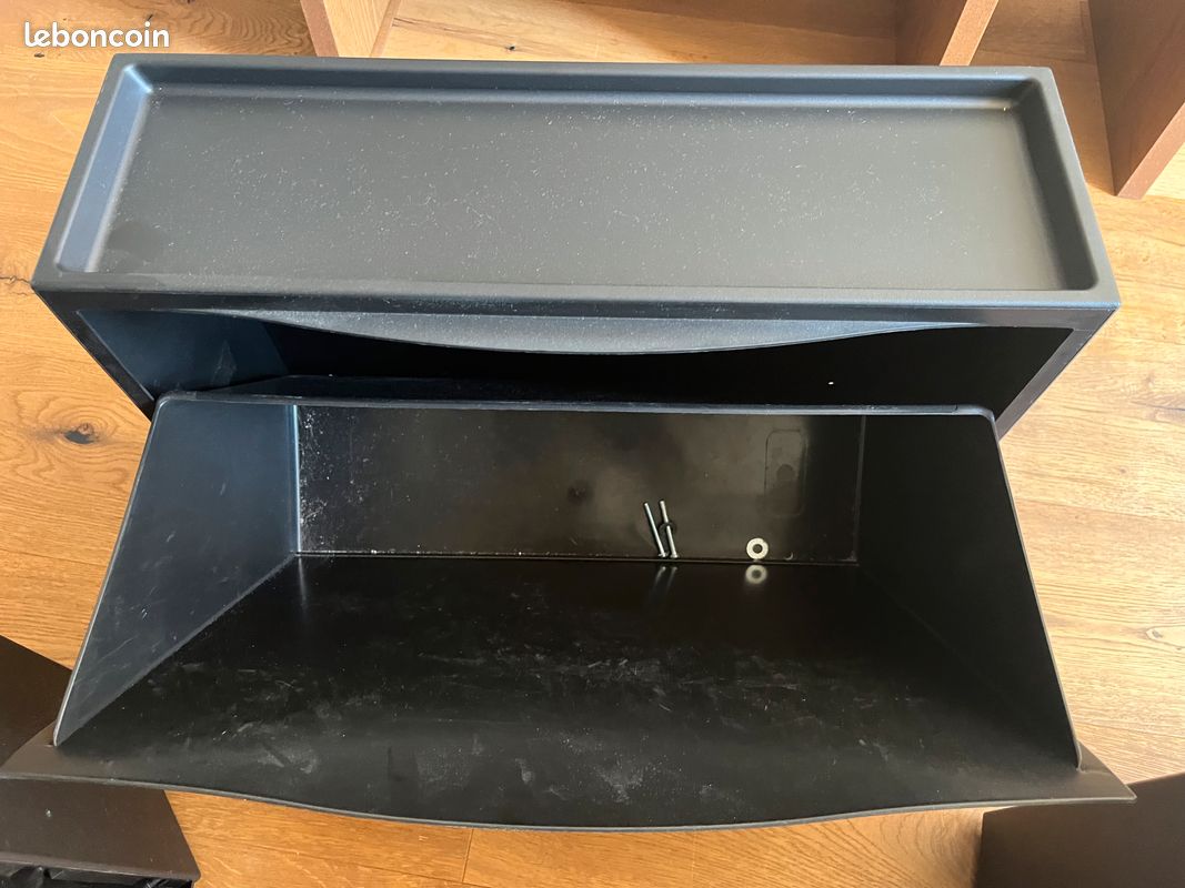 3 Armoire à chaussures/rangement TRONES Ikea noires (image 5)