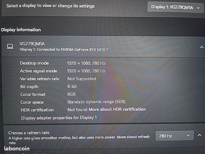 Ecran ASUS TUFF Gaming (image 3)