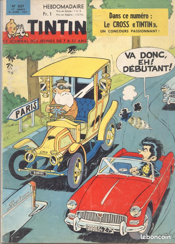 Lot 2 journaux Tintin logp (image 9)